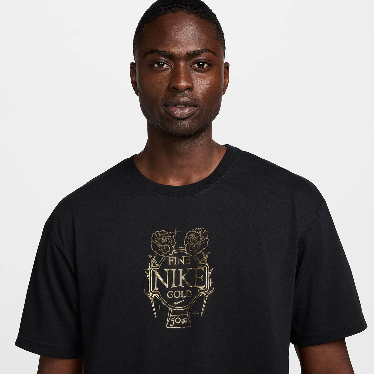 Nike Foot Locker 50th Anniversary T Shirt Black Gold 3