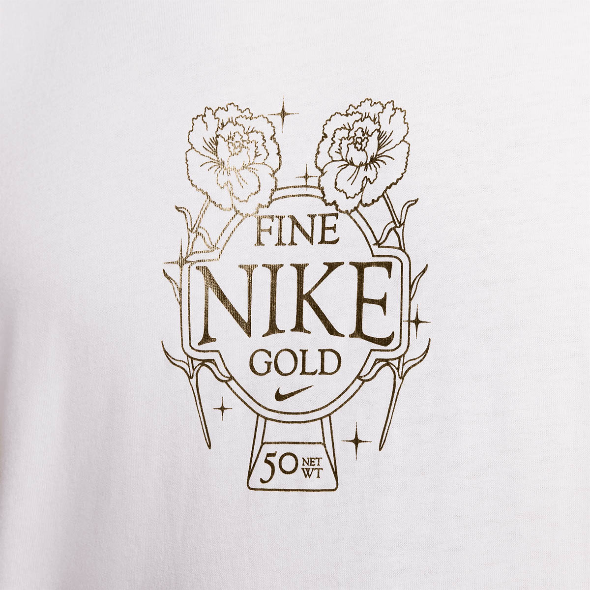 Nike Foot Locker 50th Anniversary T Shirt White Gold 2