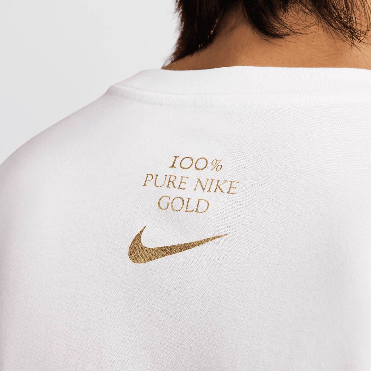 Nike Foot Locker 50th Anniversary T Shirt White Gold 3