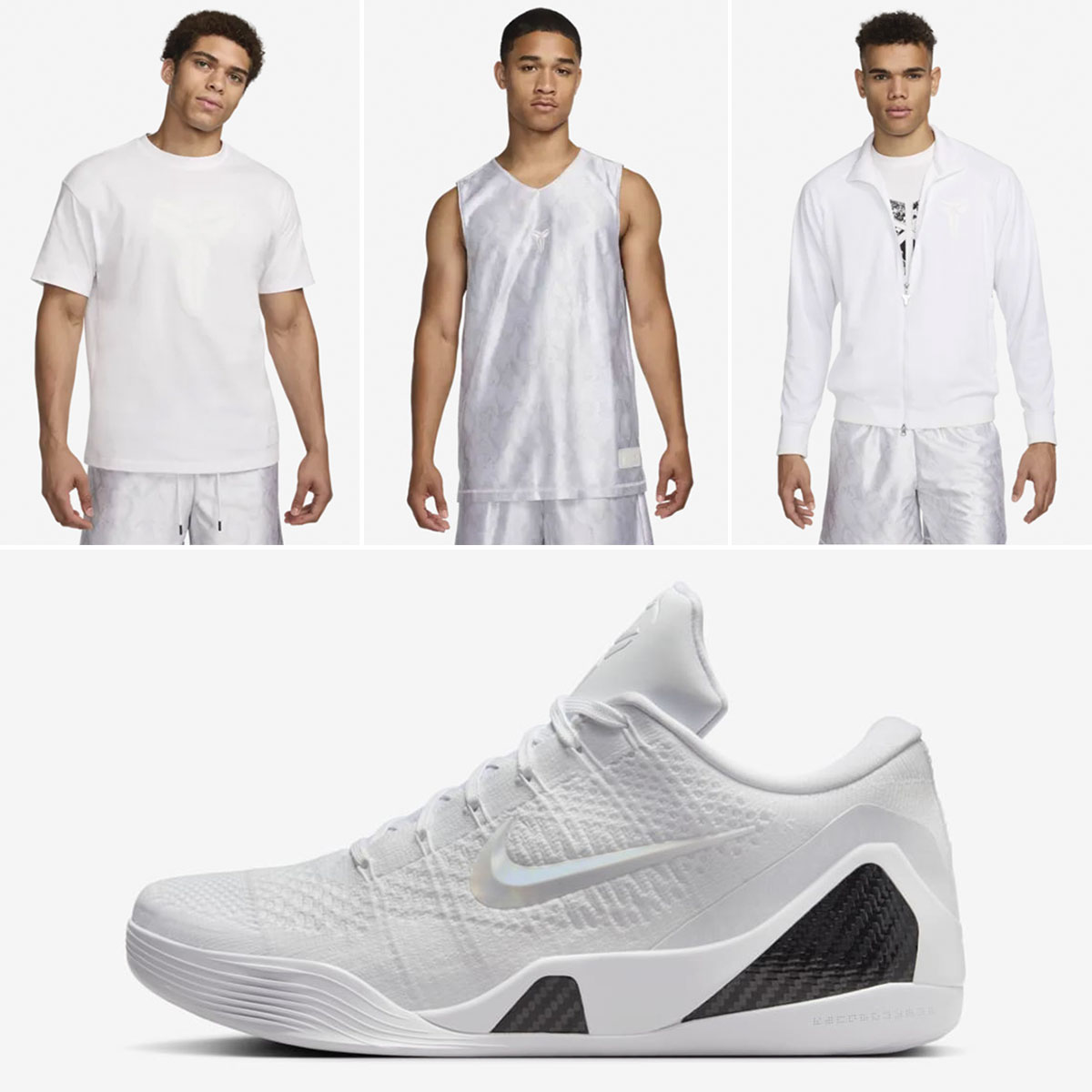 Nike Kobe 9 Elite Low Protro Halo Shoes and Clothing