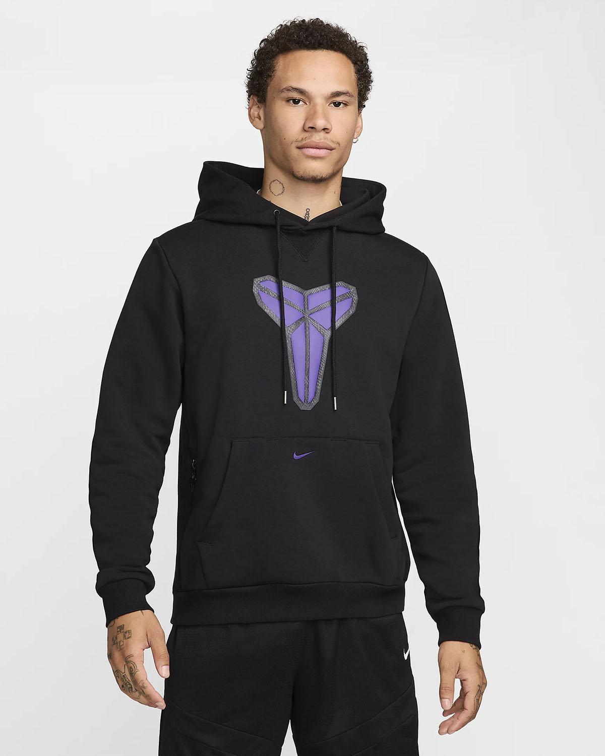 Nike Kobe Hoodie Black Purple 1