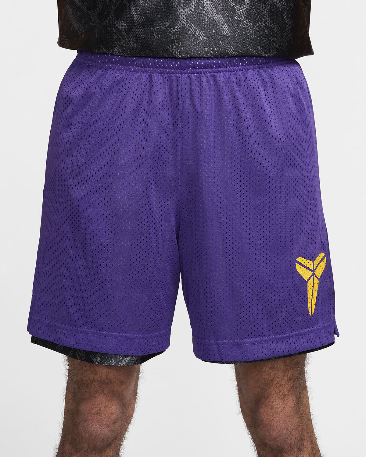 Nike Kobe Reversible Basketball Shorts Black Field Purple 2