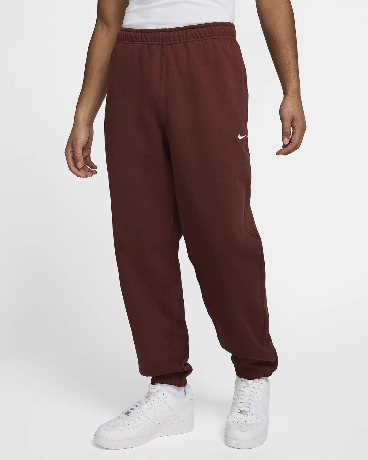 Nike Solo Swoosh Fleece Pants Dark Pony 2