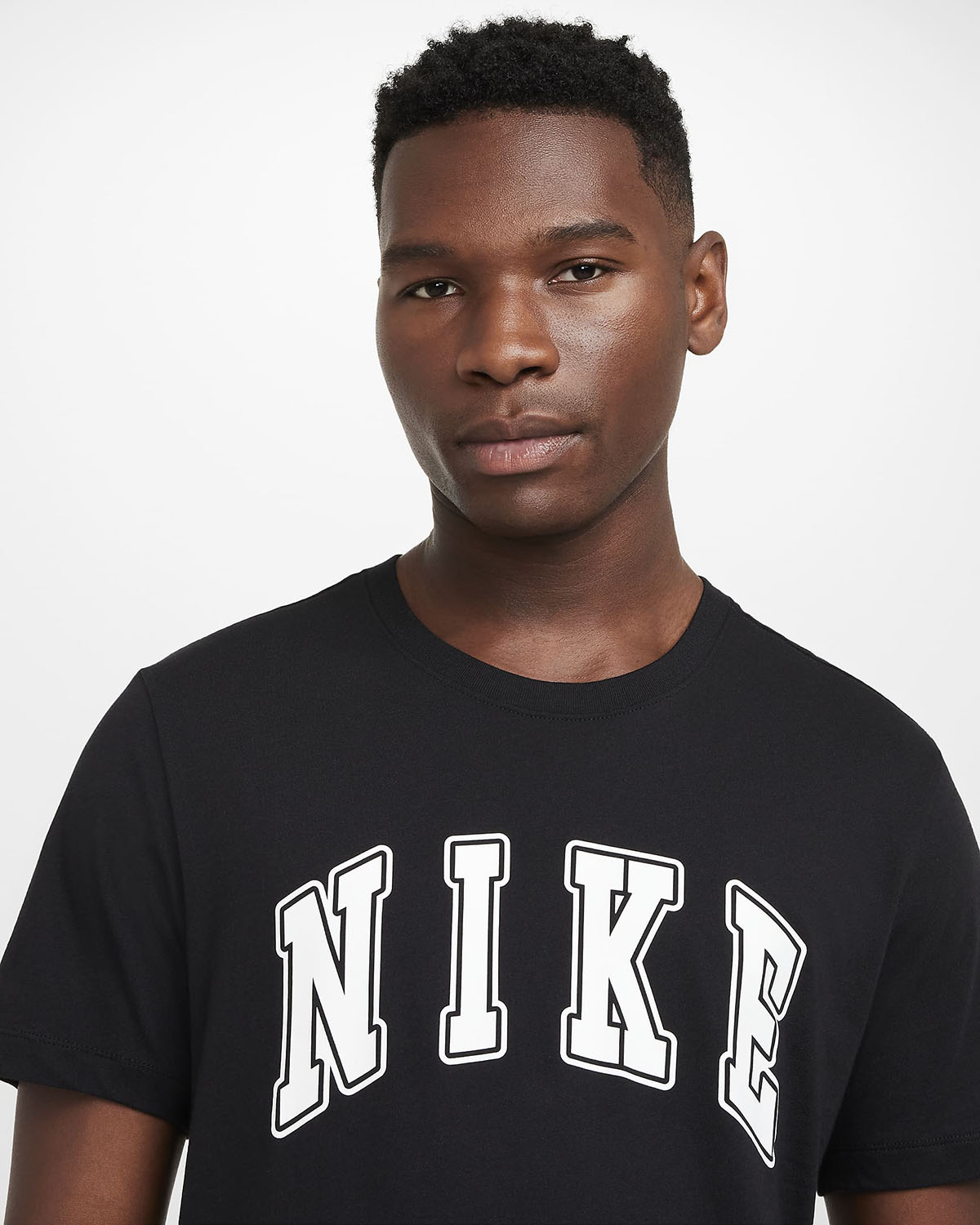 Nike Sportswear Club T Shirt Black White 2