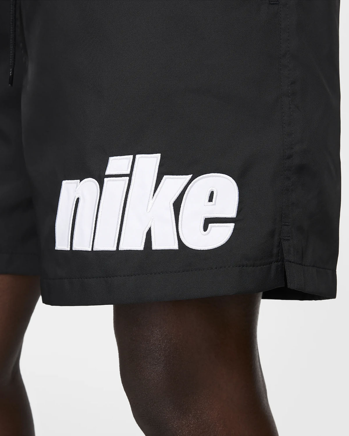 Nike Sportswear Color Block Shorts Black White 2