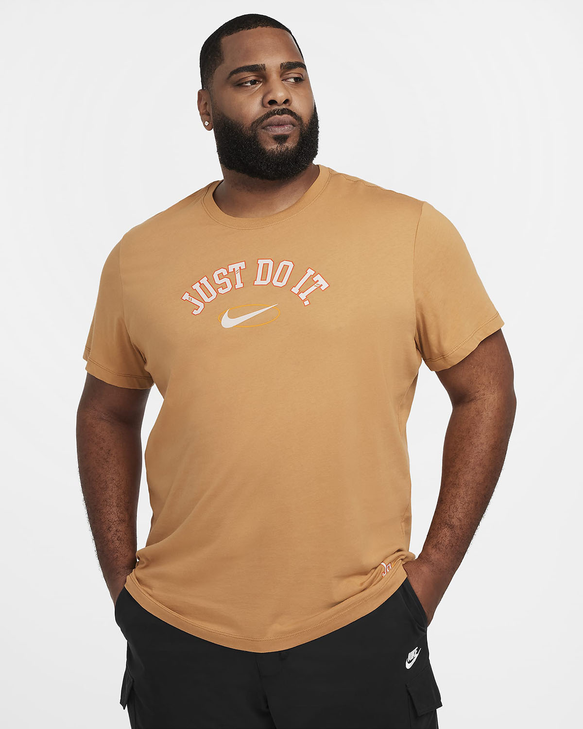 Nike Sportswear JDI Just Do It T Shirt Flax 4