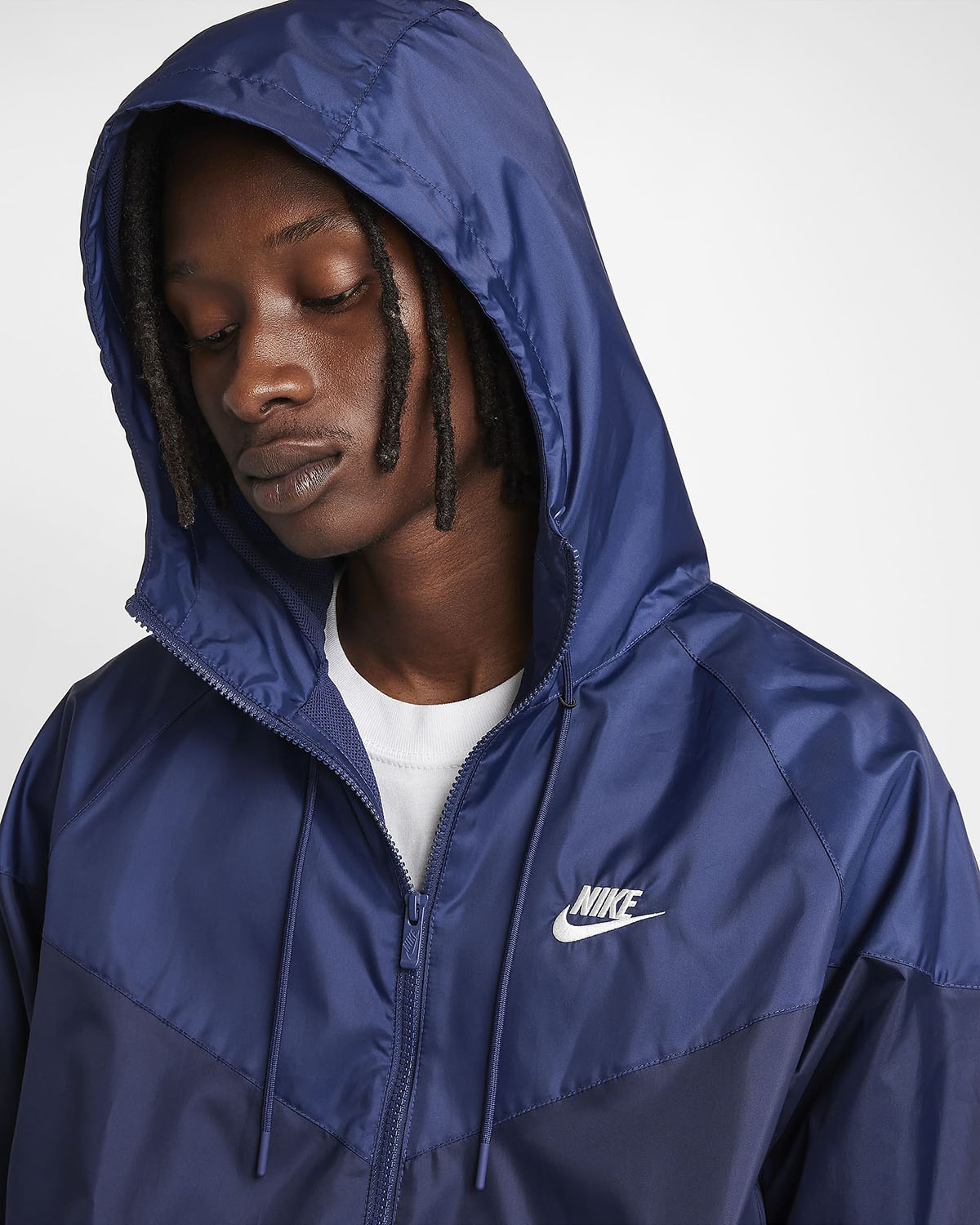 Nike Sportswear Windrunner Hooded Jacket Midnight Navy Obsidian 3