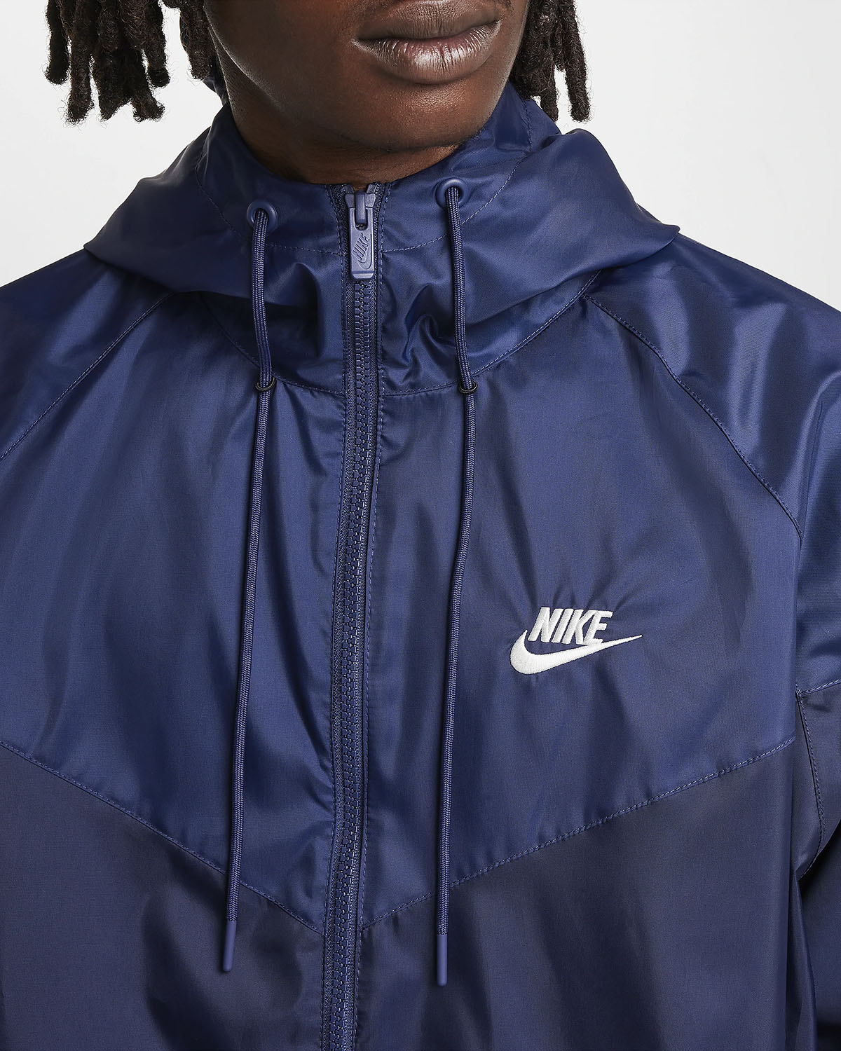 Nike Sportswear Windrunner Hooded Jacket Midnight Navy Obsidian 4