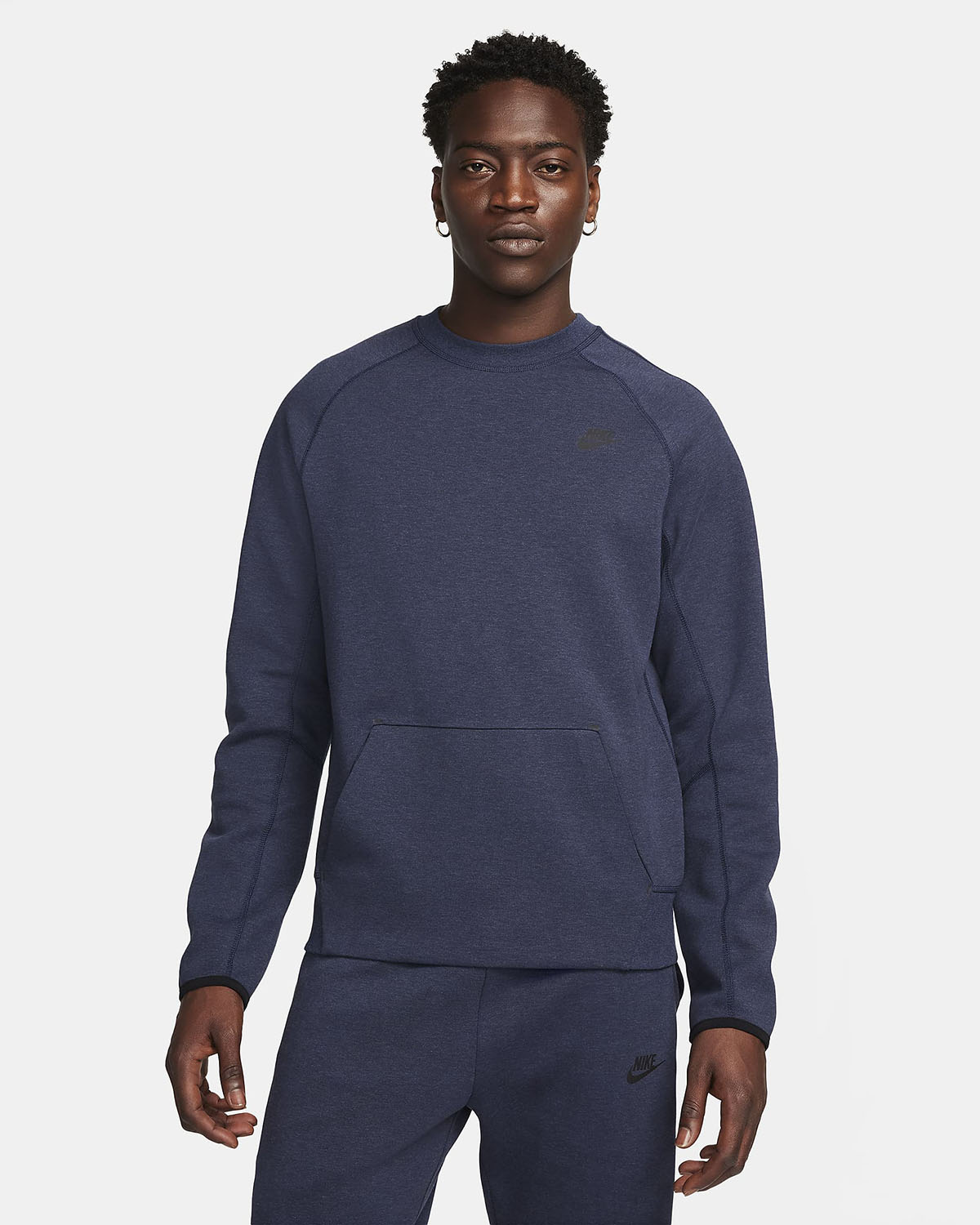 Nike Tech Fleece OG Crew Sweatshirt Obsidian Navy Blue