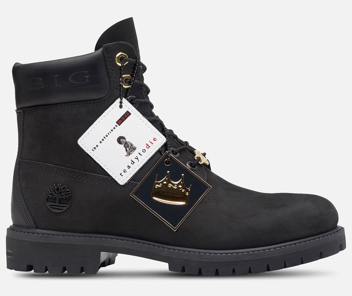 The Notorious BIG Timberland Biggie Boots Black Gold 1