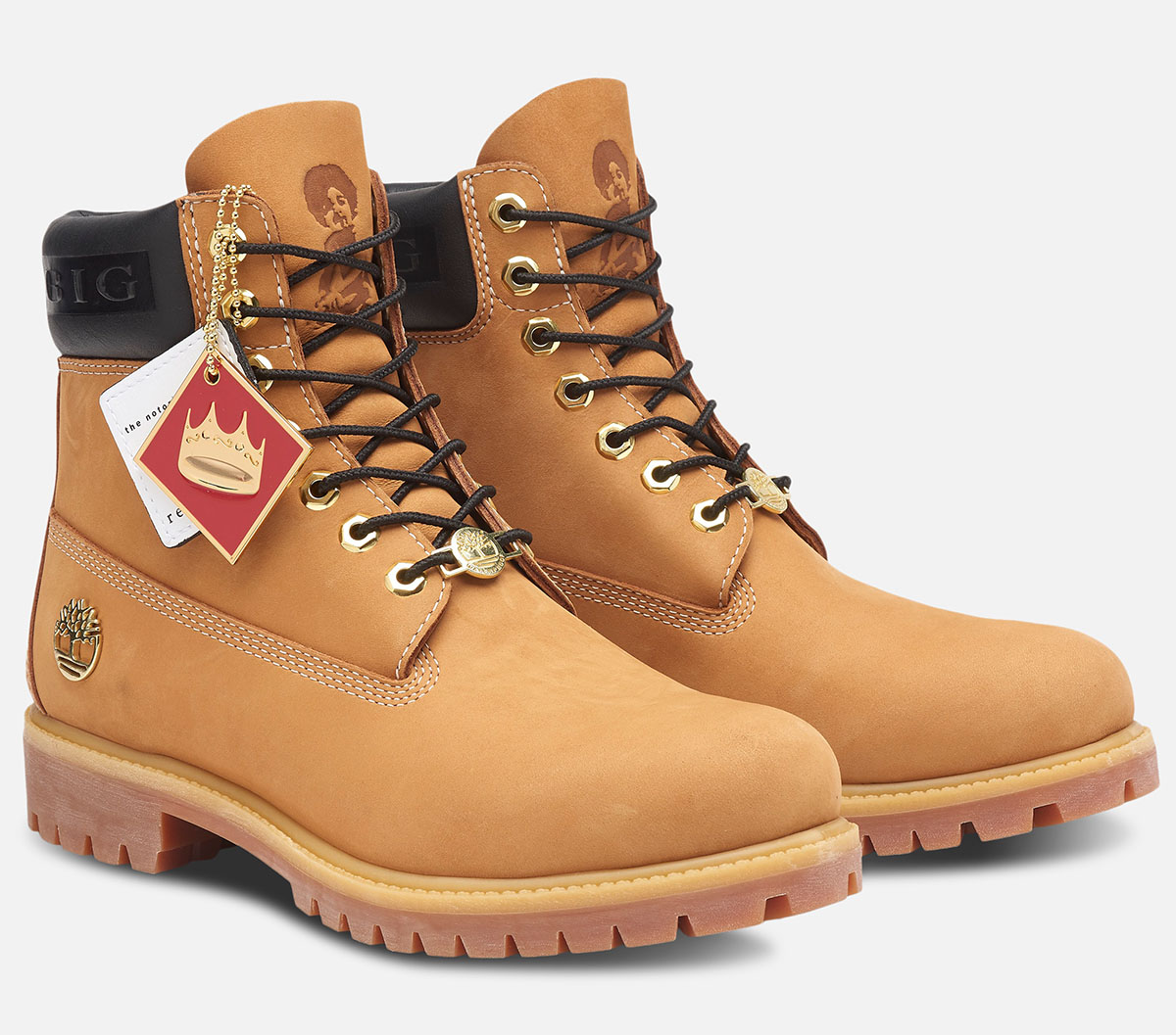 The Notorious BIG Timberland Biggie Boots Wheat 4