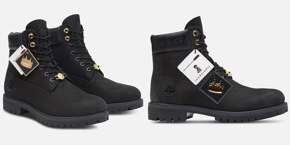 Timberland Notorious BIG Biggie Boots Black