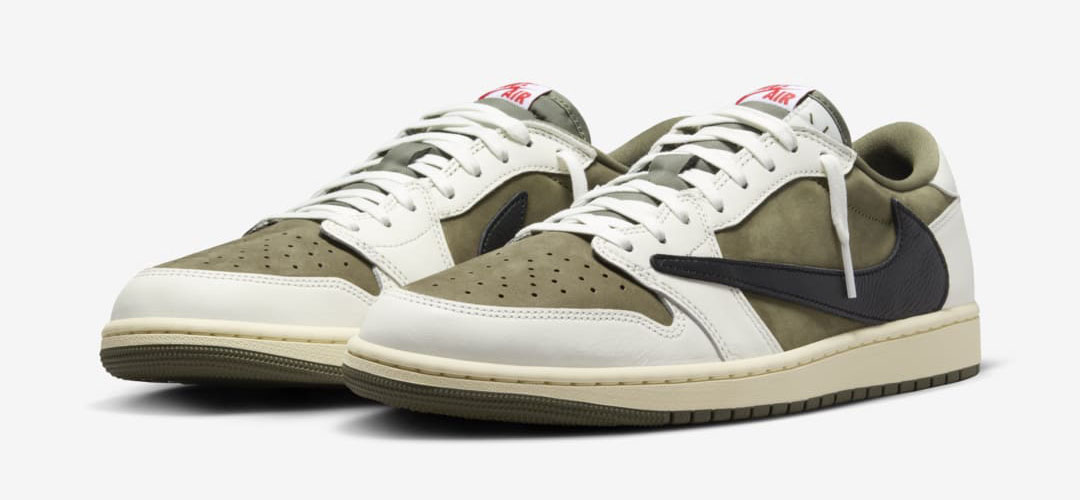 Travis Scott Air Jordan 1 Low Medium Olive 1