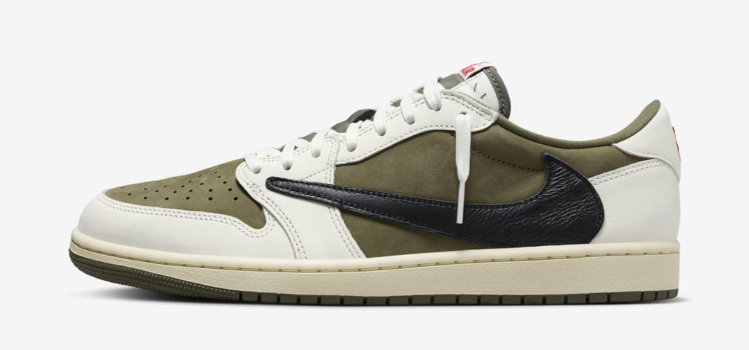 Travis Scott Air Jordan 1 Low Medium Olive 2