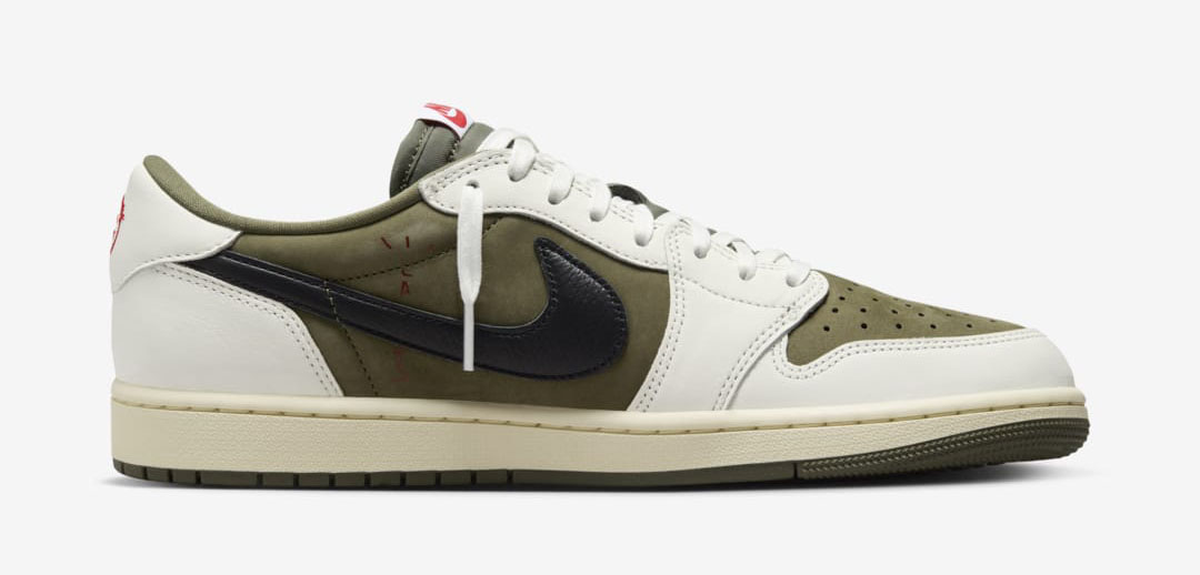 Travis Scott Air Jordan 1 Low Medium Olive 3