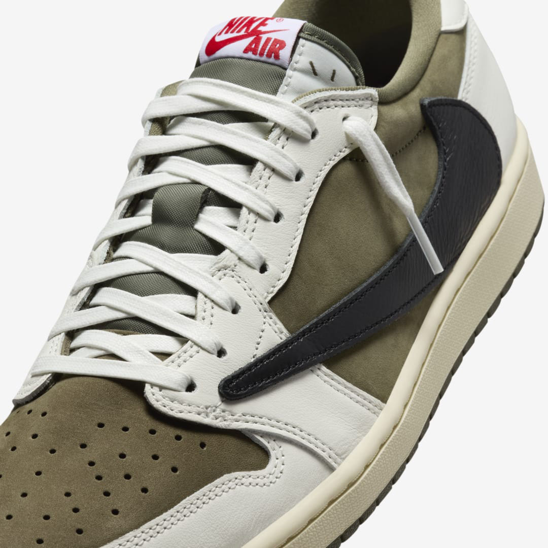 Travis Scott Air Jordan 1 Low Medium Olive 7