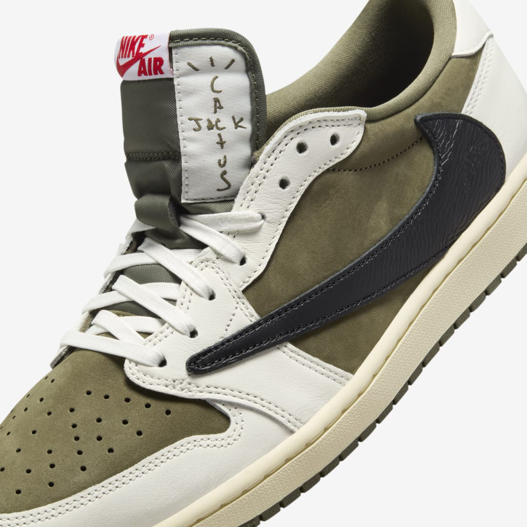 Travis Scott Air Jordan 1 Low Medium Olive 9