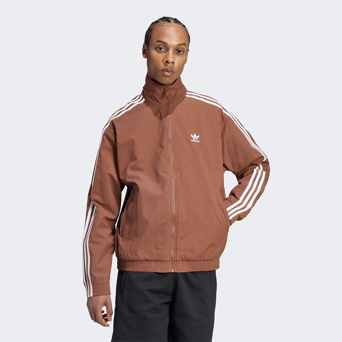 adidas Adicolor Woven Firebird Track Top Preloved Brown