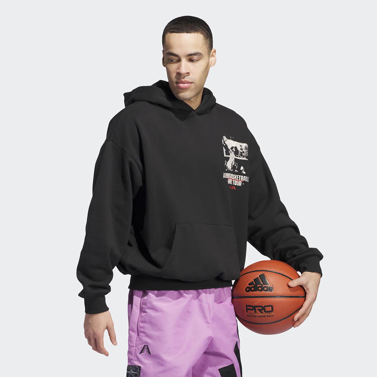 adidas Anthony Edwards Graphic Basketball Hoodie 1