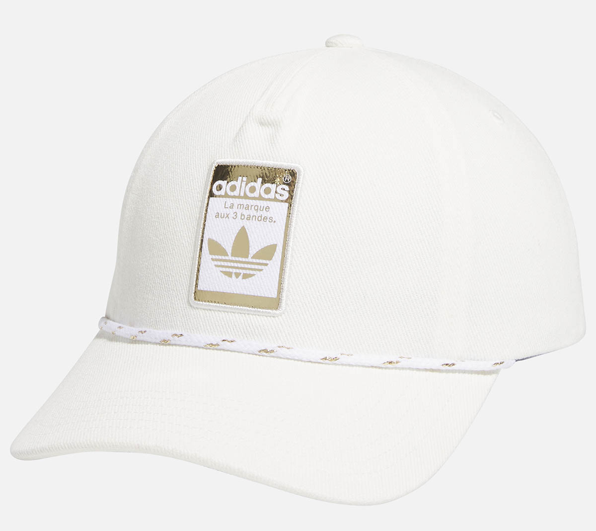 adidas Foot Locker 50th Anniversary Hat White Gold