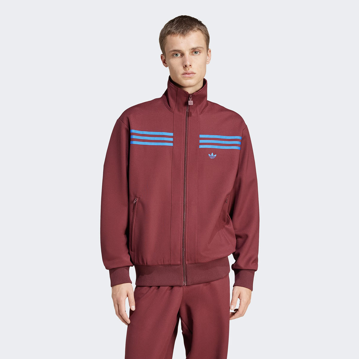 adidas Originals 70s Track Top Shadow Red Burgundy