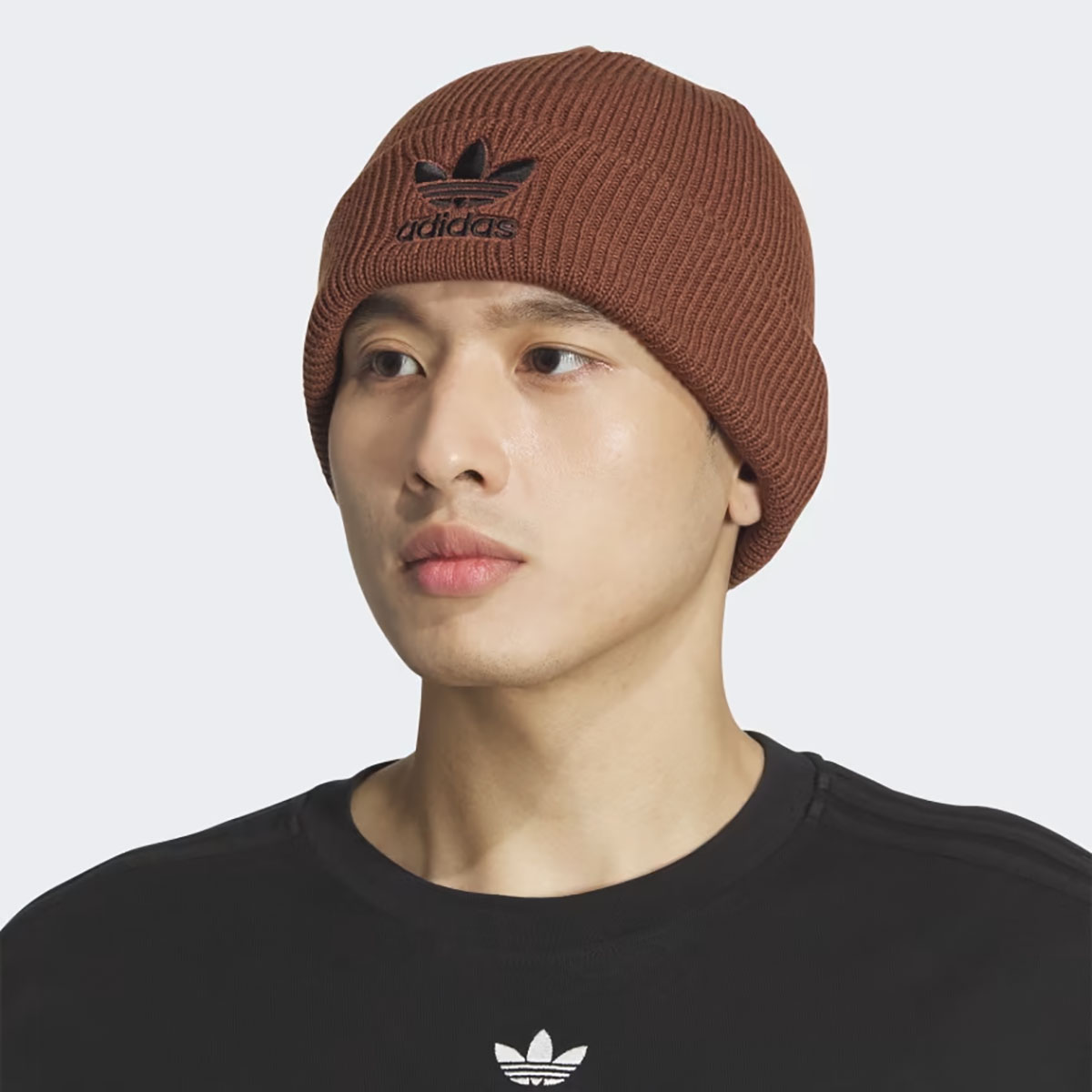 adidas Originals Trefoil Beanie Preloved Brown