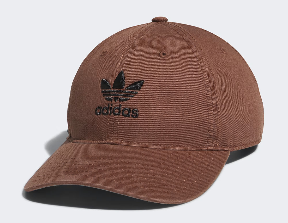 adidas Relaxed Strapback Hat Preloved Brown