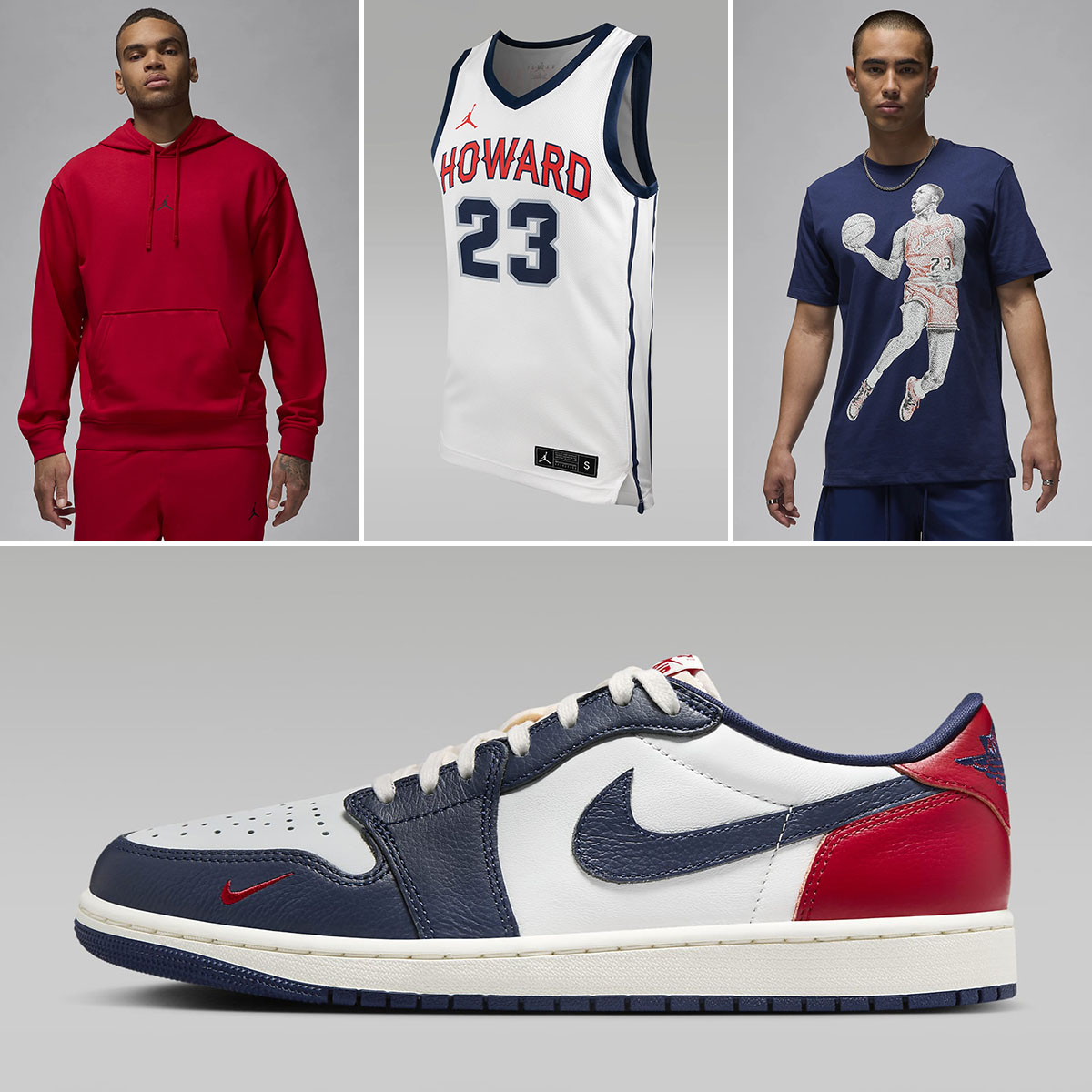 Air Jordan 1 Low OG Howard University Outfits