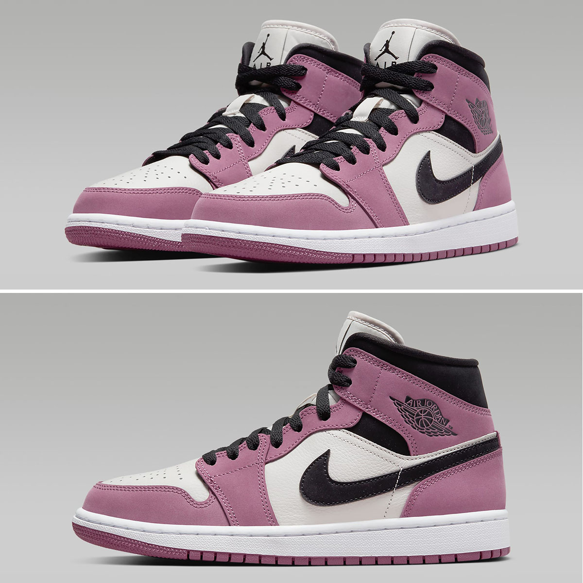 Air Jordan 1 Mid Light Mulberry 2024