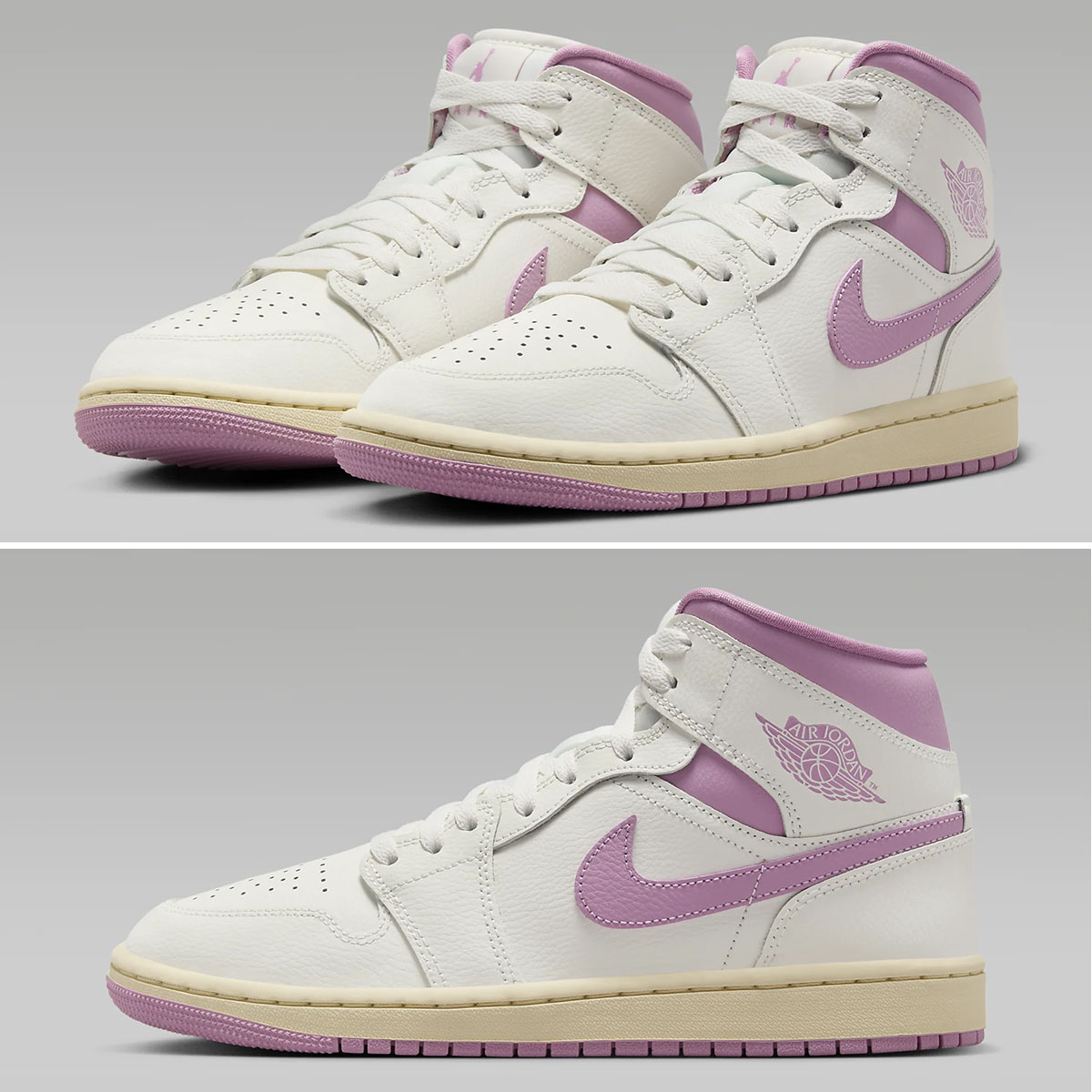 Air Jordan 1 Mid Sail Orchid