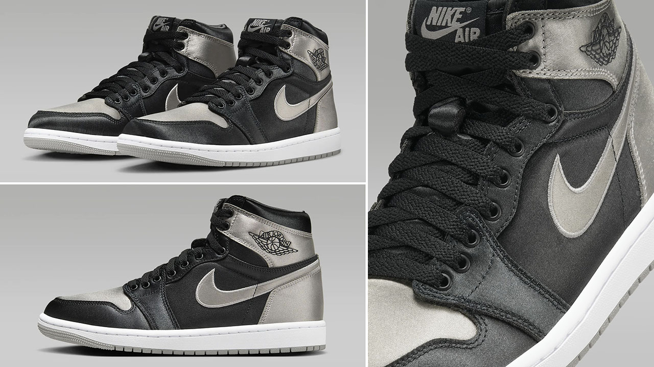 Air Jordan 1 Retro High OG Satin Shadow Sneakers