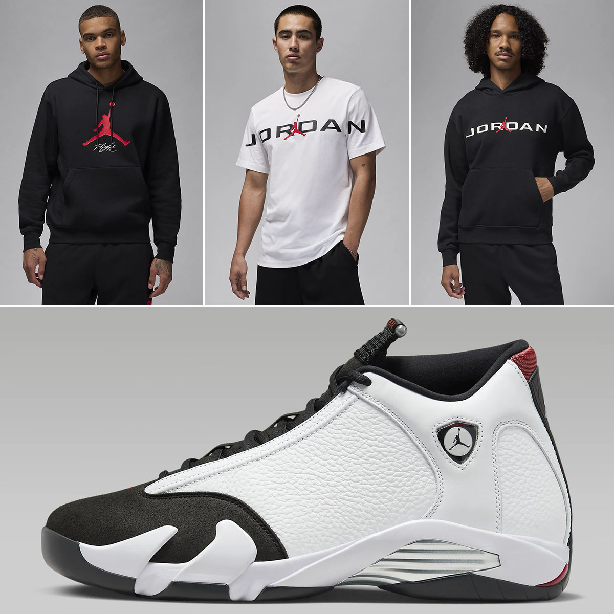 Air Jordan 14 Black Toe 2024 Sneakers and Matching Outfits