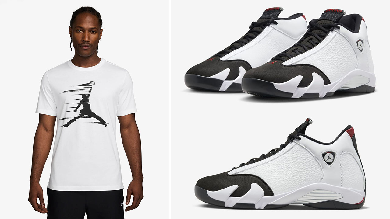 Air Jordan 14 Black Toe 2024 T Shirt Outfit to Match Sneakers