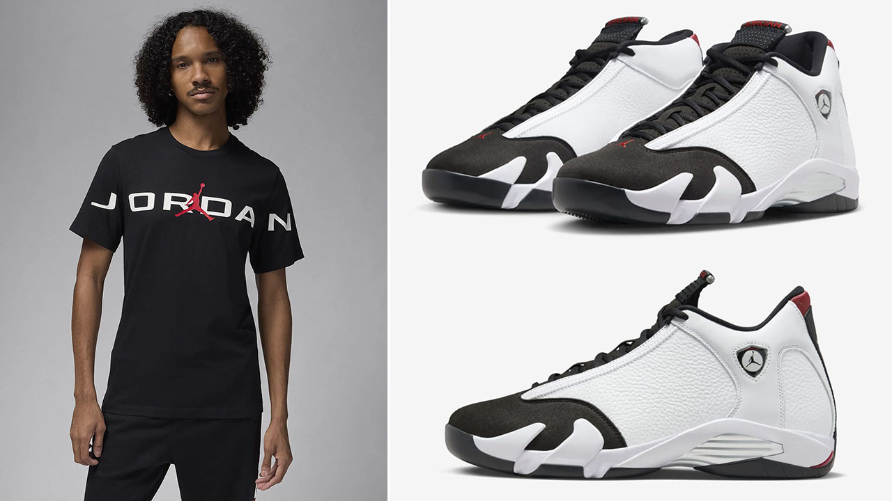 Air Jordan 14 Black Toe 2024 T Shirt