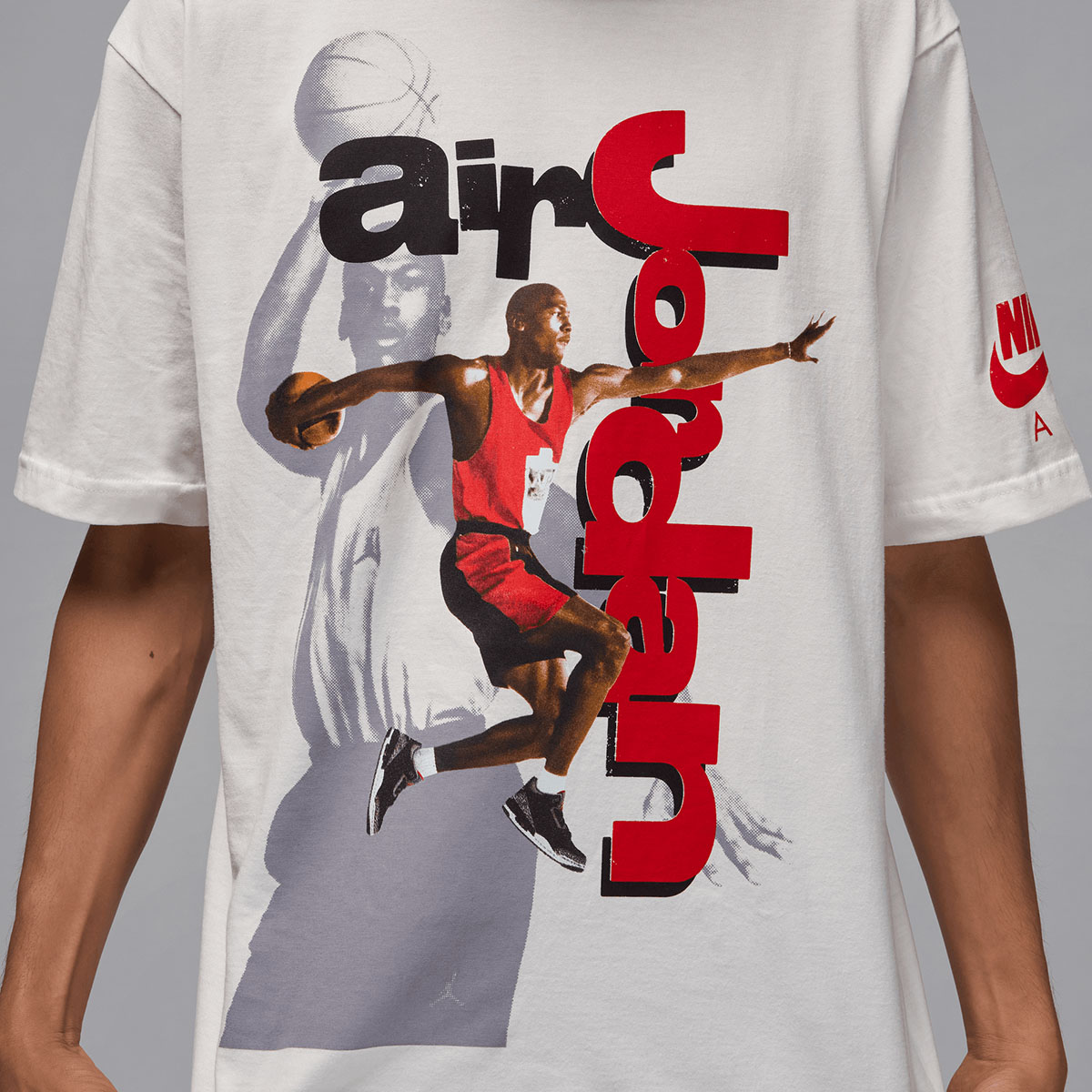 Air Jordan 3 Black Cement 2024 T Shirt Summit White 3