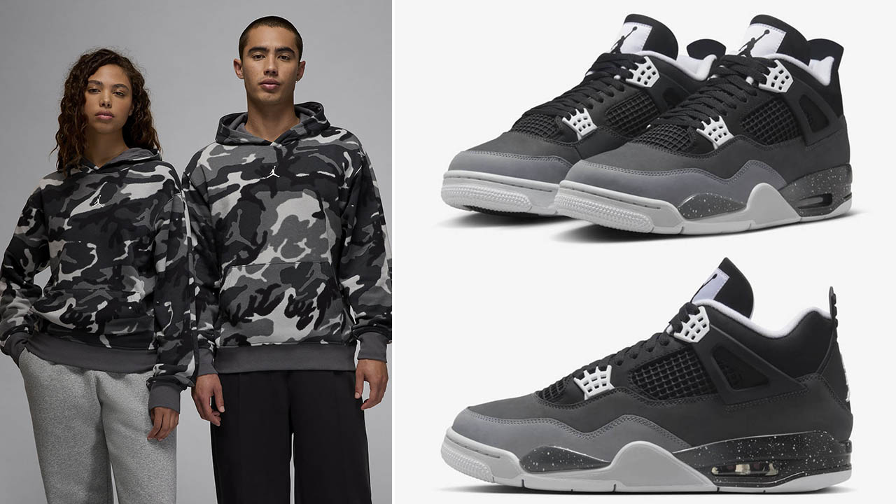 Air Jordan 4 Fear Hoodie to Match Sneakers