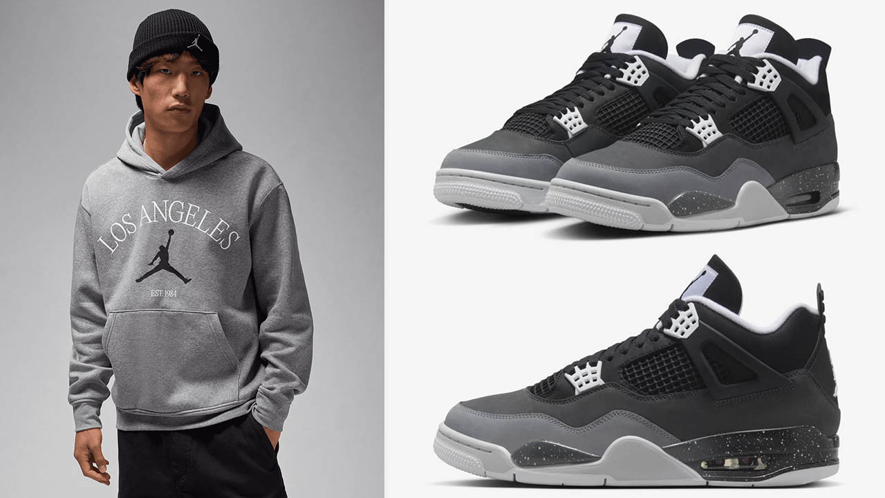 Air Jordan 4 Fear Los Angeles City Hoodie