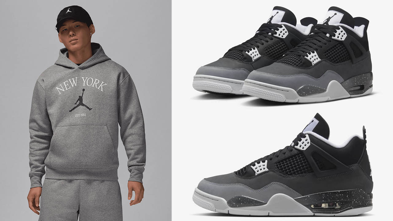 Air Jordan 4 Fear New York City Hoodi