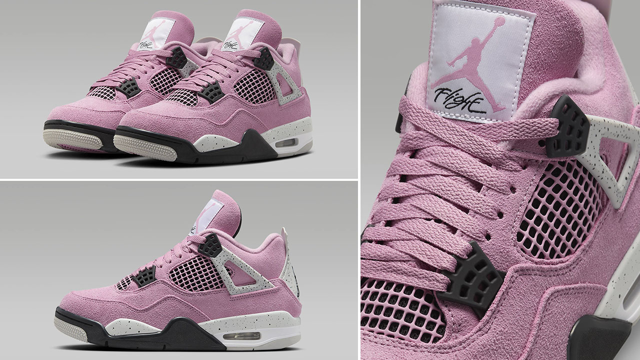 Air Jordan 4 Retro Orchid Pink