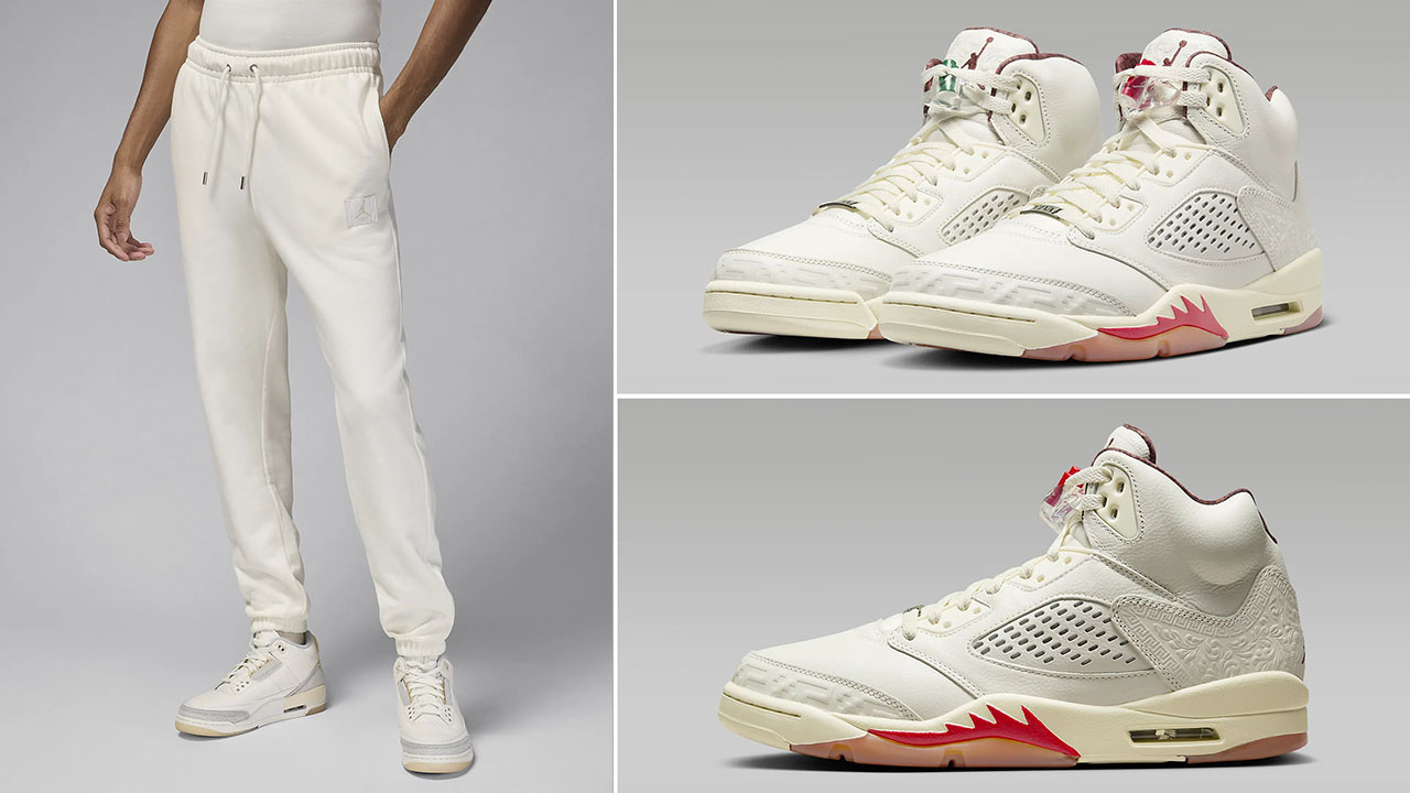 Air-Jordan-5-El-Grito-Fleece-Pants-to-Match-Sneakers