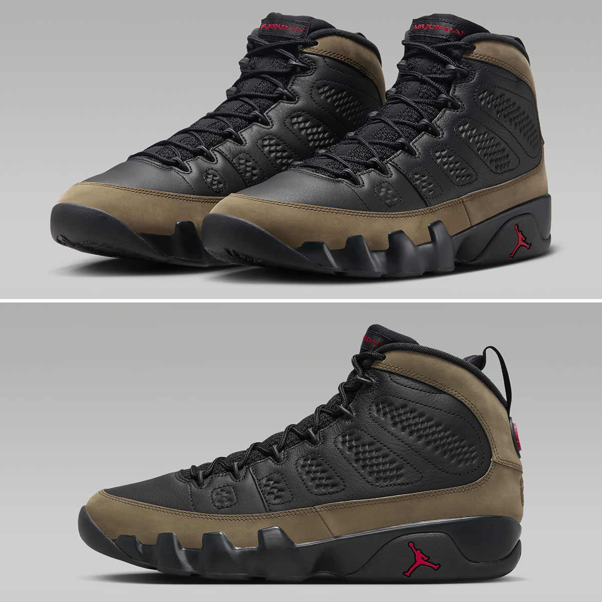 Air Jordan 9 Olive 2024 Mens Shoes