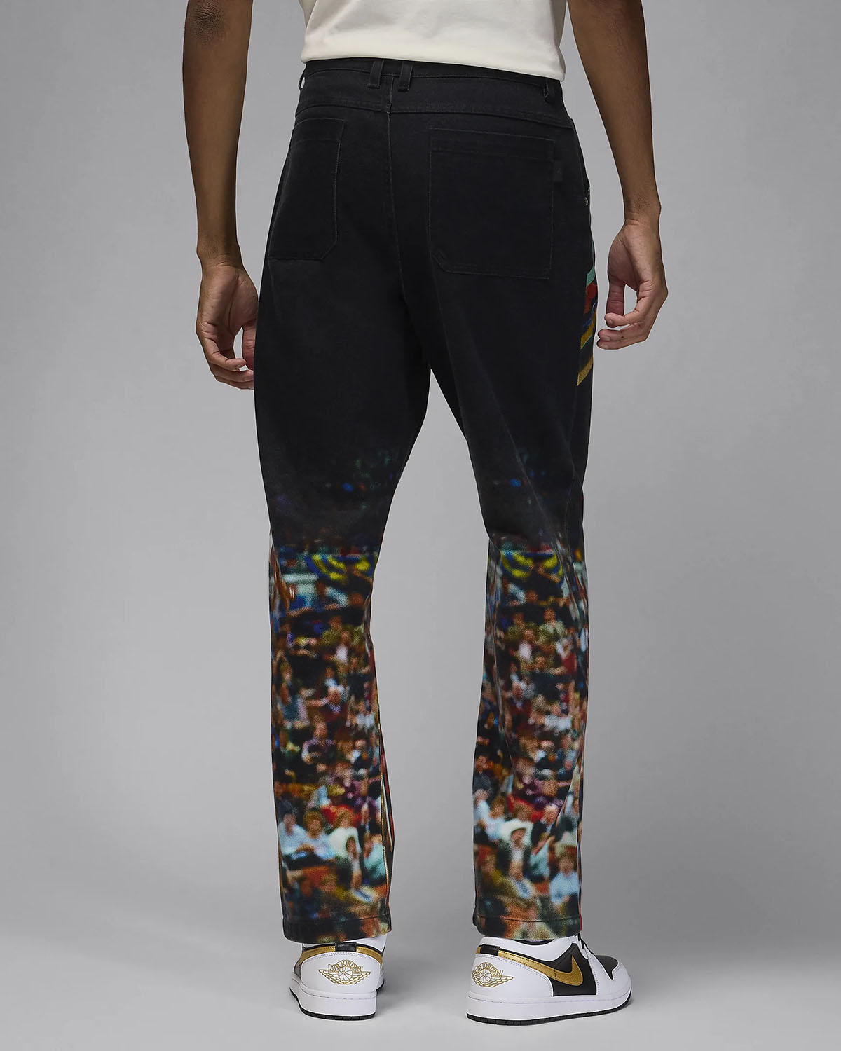 Air Jordan Printed Twill Pants Black 2