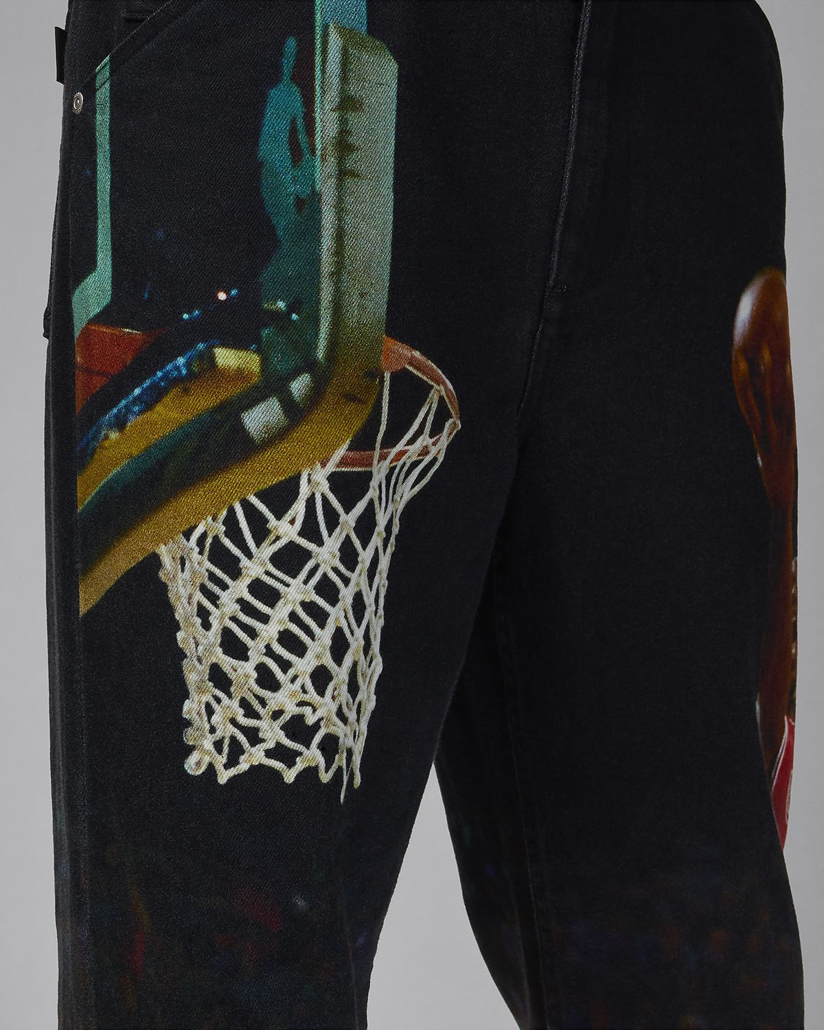 Air Jordan Printed Twill Pants Black 4