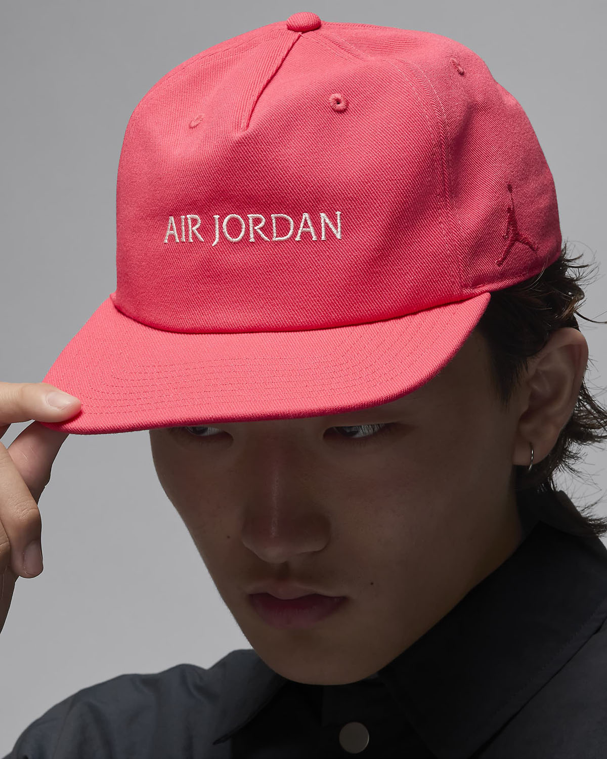 Air Jordan Pro Flat Bill Hat Aster Pink 3