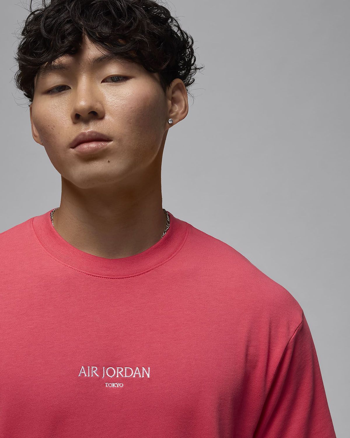 Air Jordan Wordmark Tokyo T Shirt Aster Pink 2