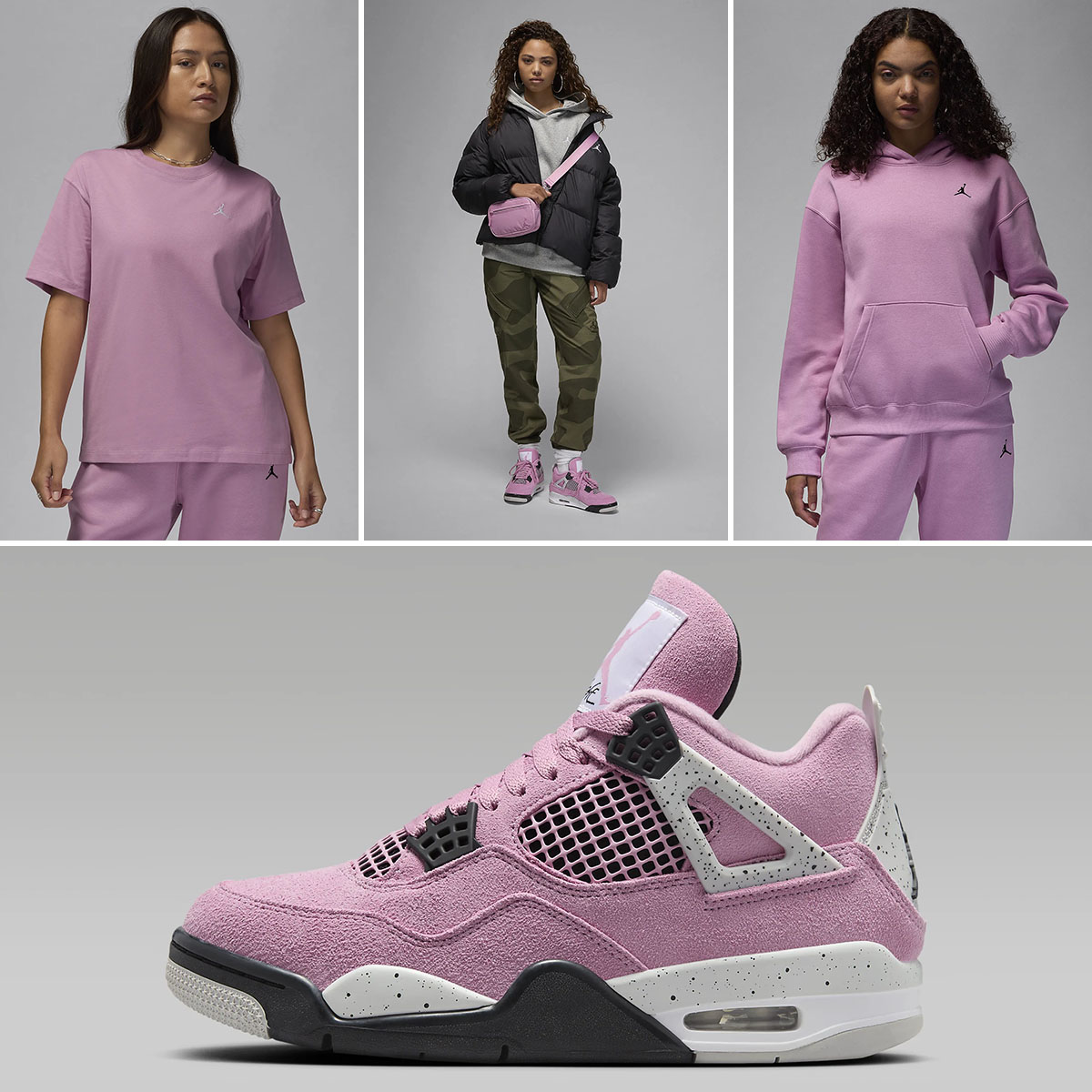 How to Style the Air Jordan 4 Orchid With Matching Outfits