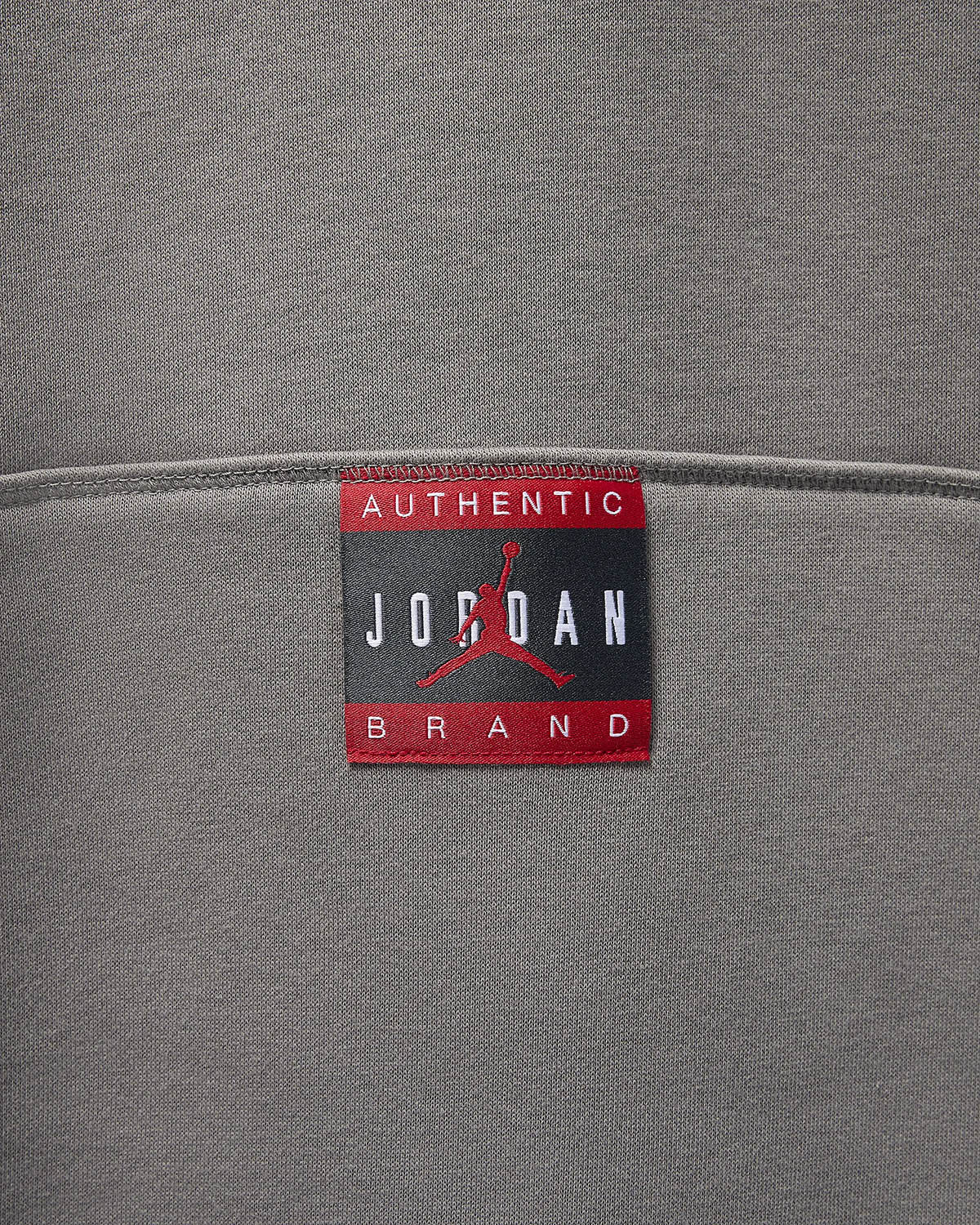 Jordan Brooklyn Fleece Pullover Hoodie Flat Pewter Gym Red Black 4