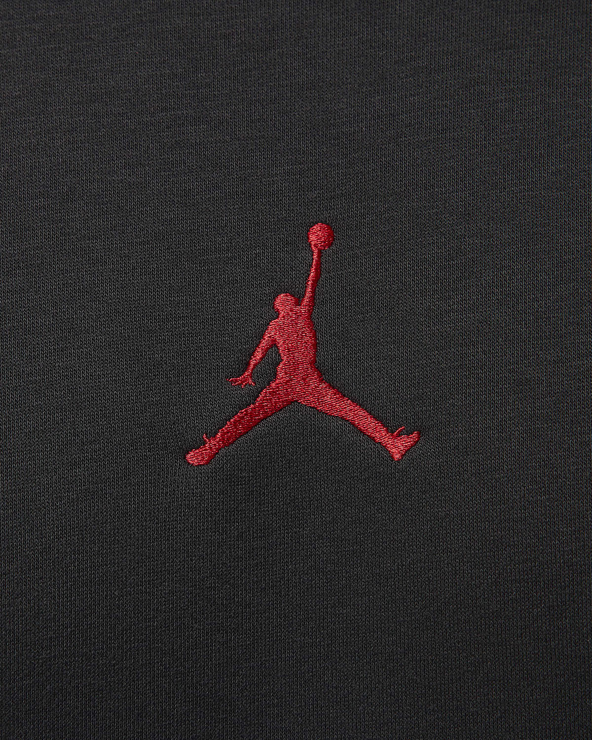 Jordan Brooklyn Fleece Pullover Hoodie Off Noir Gym Red 3