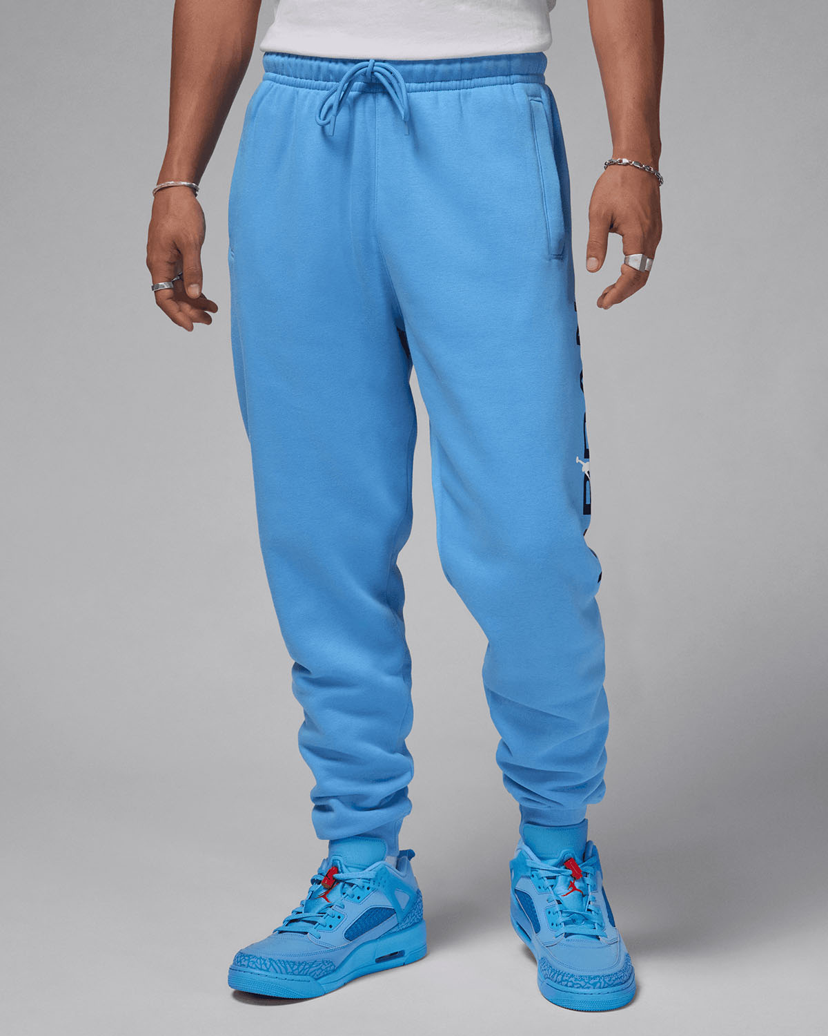 Jordan Essential Air Stretch Fleece Pants Legend Blue 1