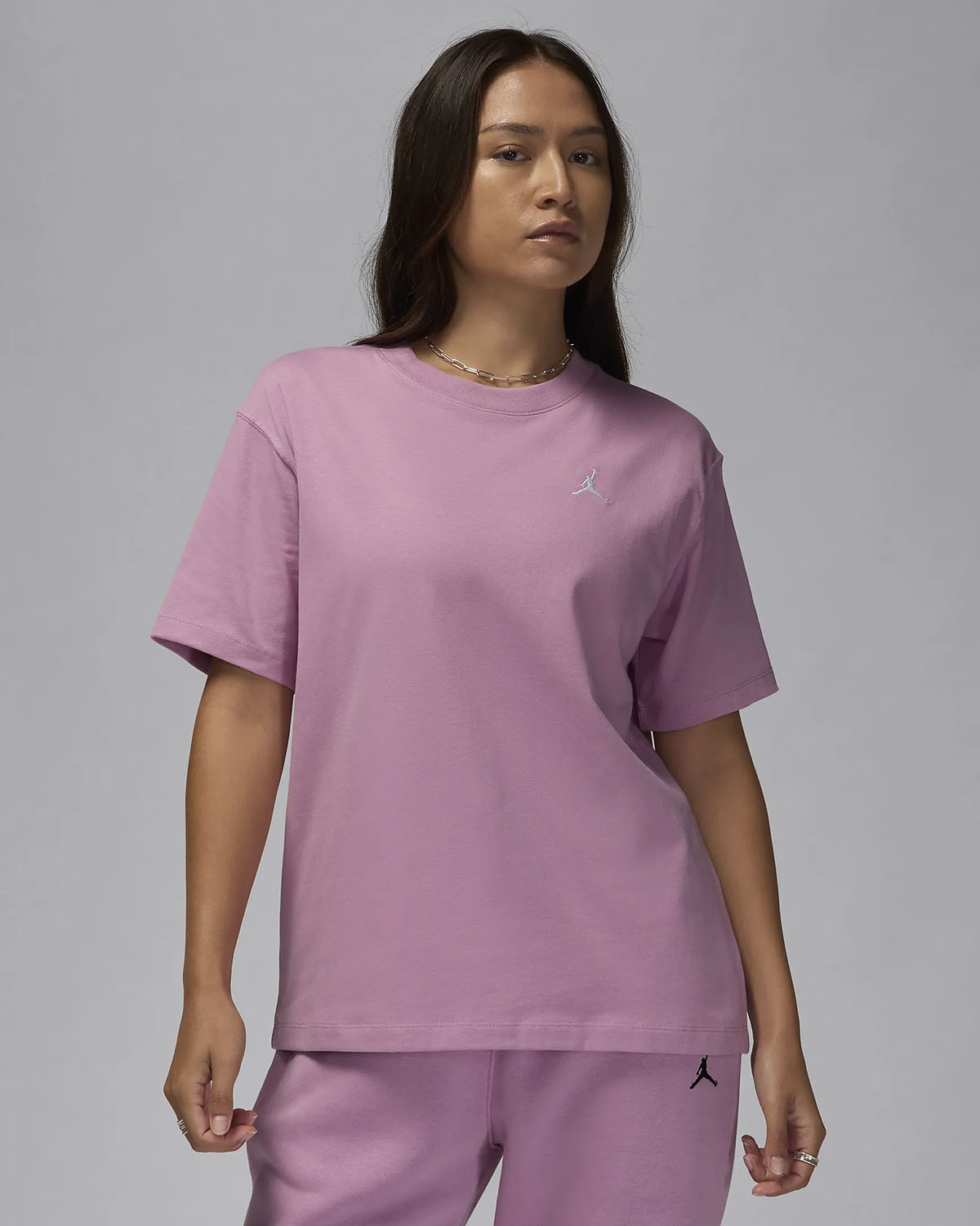 Jordan Essentials Womens Shirt Orchid 1